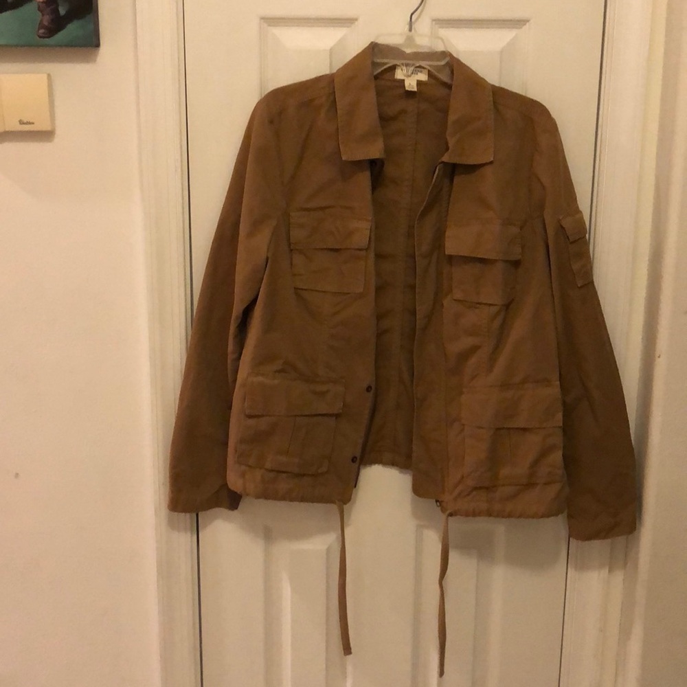 Lands End Dark Tan Jacket “Canvas”